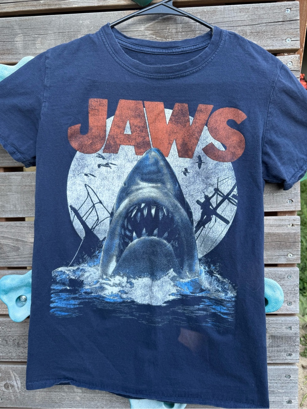Jaws Navy Blue Shirt - Size Small